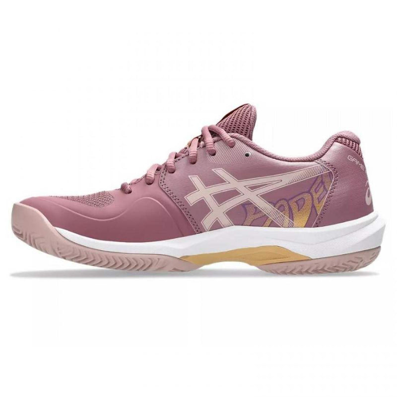 Zapatillas Asics Game FF Padel Purpura Oxide Blanco Mujer Pádel Elite