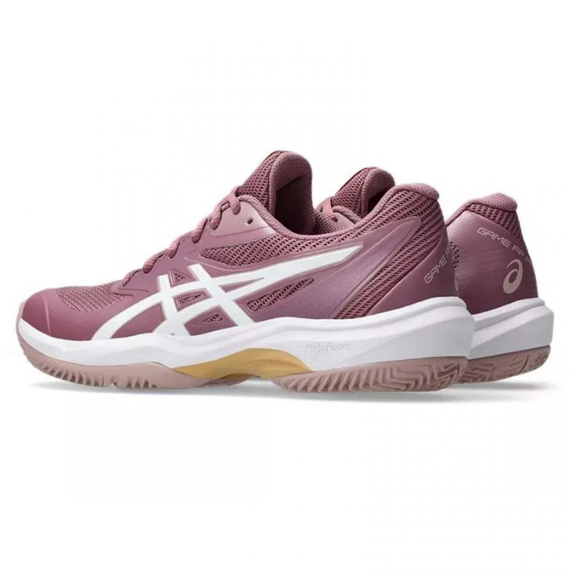 Zapatillas Asics Game FF Padel Purpura Oxide Blanco Mujer Pádel Elite