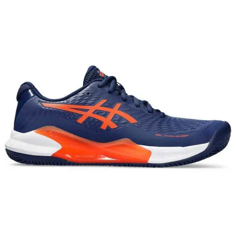 Zapatillas Asics Gel Challenger 14 Clay Azul Marino Naranja Pádel Elite