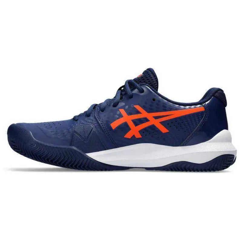 Zapatillas Asics Gel Challenger 14 Clay Azul Marino Naranja Pádel Elite