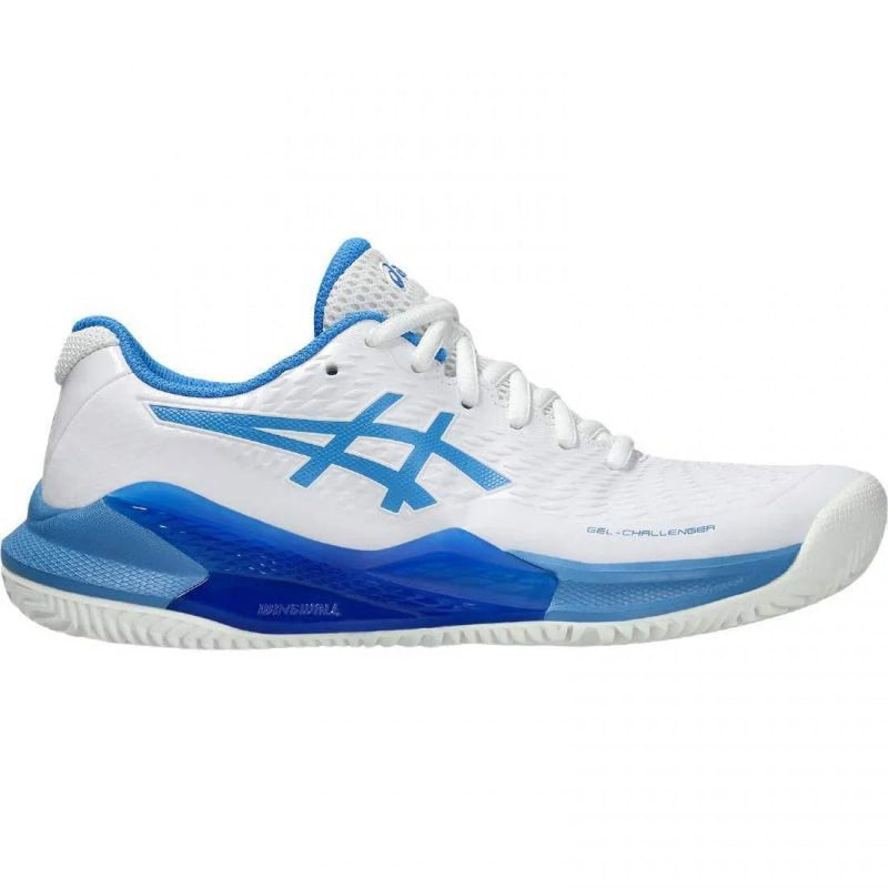 Zapatillas Asics Gel Challenger 14 Clay Blanco Azul Mujer Pádel Elite