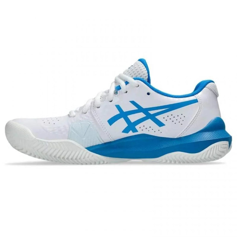 Zapatillas Asics Gel Challenger 14 Clay Blanco Azul Mujer Pádel Elite