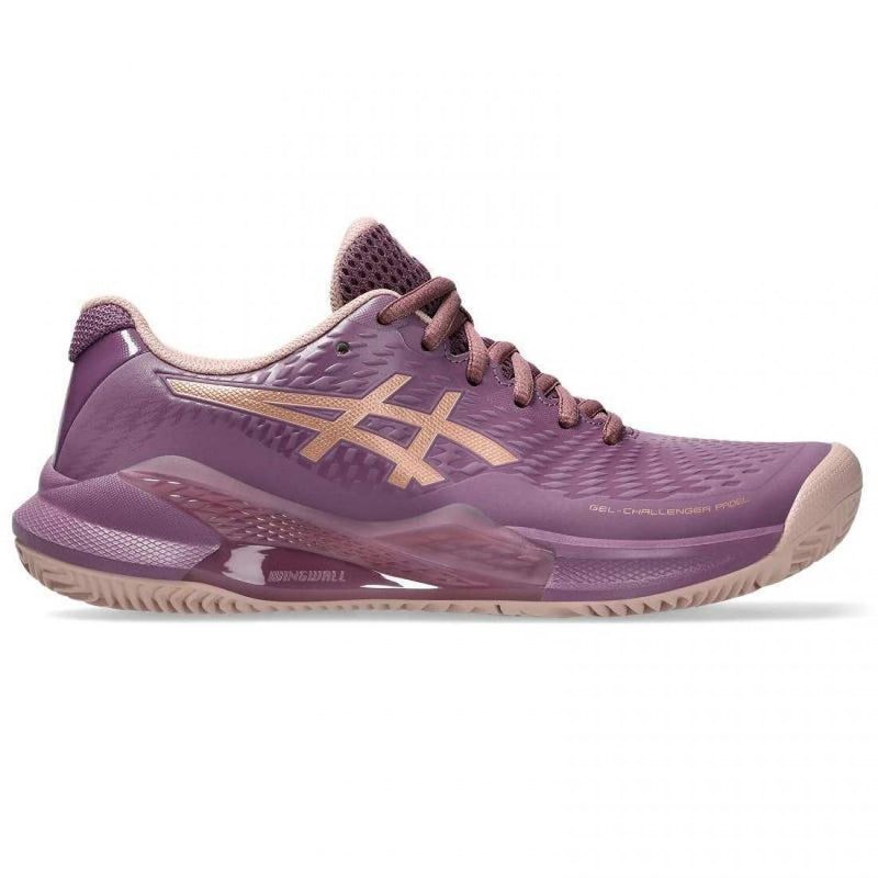 Zapatillas Asics Gel Challenger 14 Padel Dark Ube Oro Rosa Mujer Pádel Élite