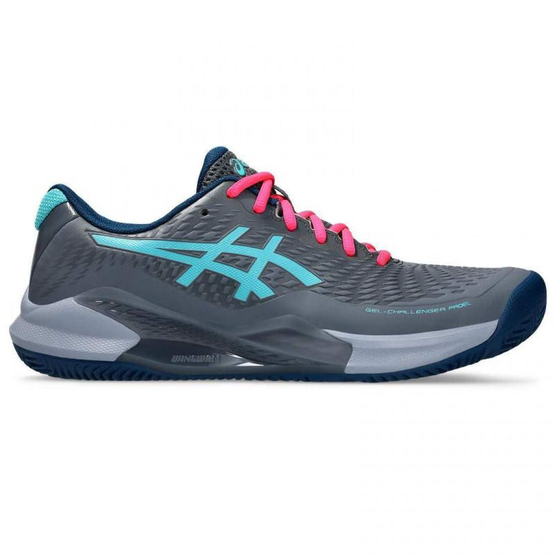 Zapatillas Asics Gel Challenger 14 Padel Gris Metropolis Aqua Pádel Elite