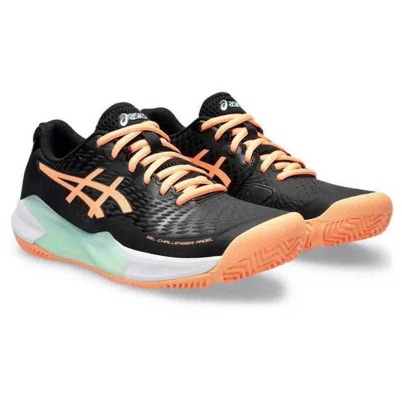 Zapatillas Asics Gel Challenger 14 Padel Negro Naranja Mujer Pádel Elite