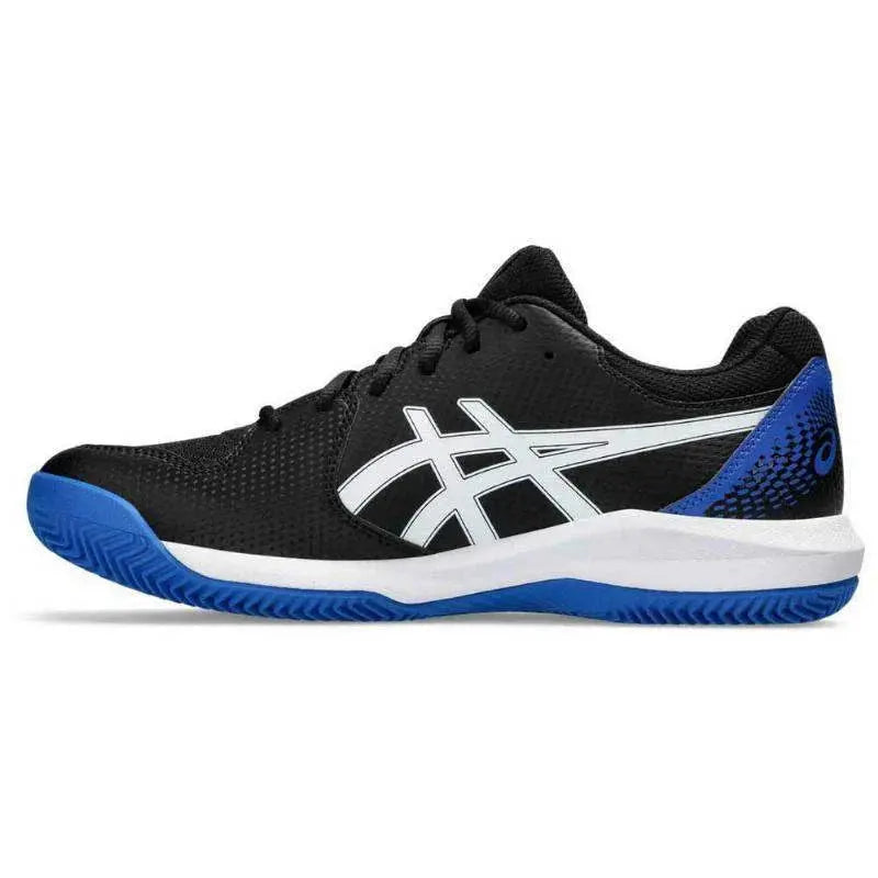 Zapatillas Asics Gel Dedicate 8 Clay Negro Azul Pádel Elite