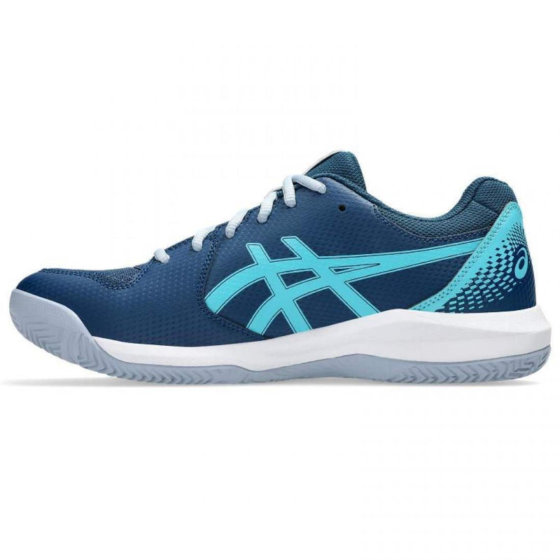 Zapatillas Asics Gel Dedicate 8 Padel Azul Mako Gris Pádel Elite