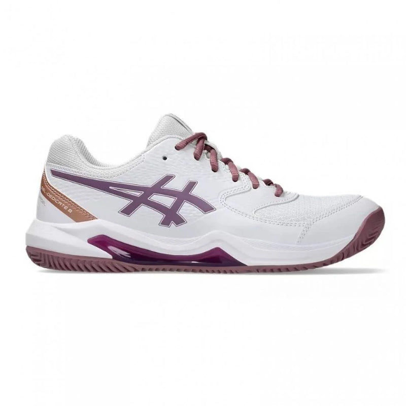 Zapatillas Asics Gel Dedicate 8 Padel Blanco Dark Ube Mujer Pádel Elite