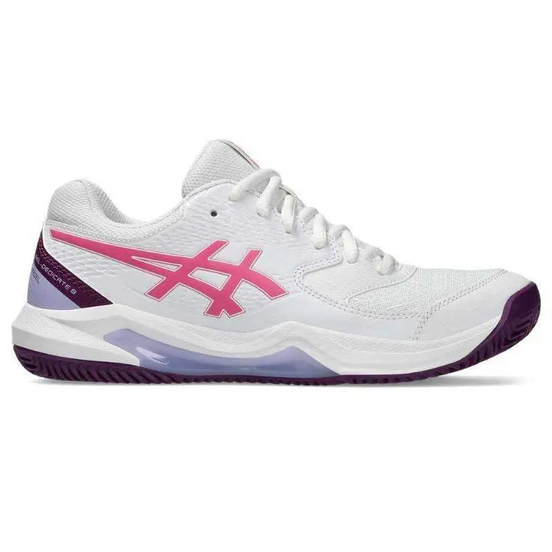 Zapatillas Asics Gel Dedicate 8 Padel Blanco Dragon Fruit Mujer Pádel Elite