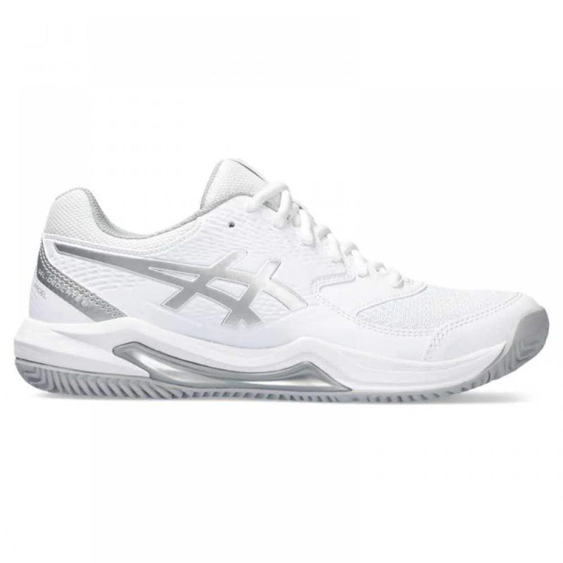 Zapatillas Asics Gel Dedicate 8 Padel Blanco Gris Mujer Pádel Elite