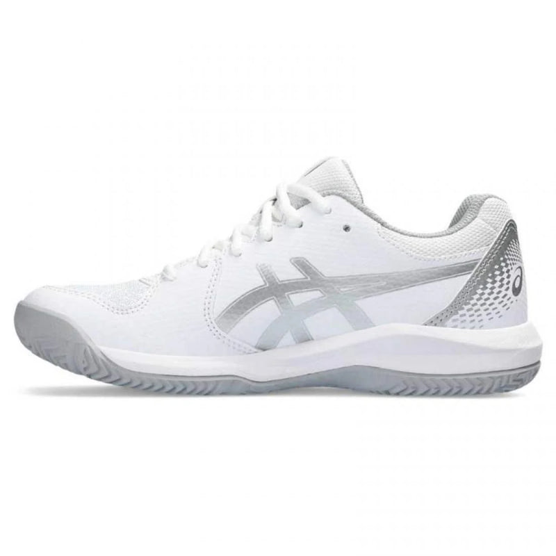 Zapatillas Asics Gel Dedicate 8 Padel Blanco Gris Mujer Pádel Elite