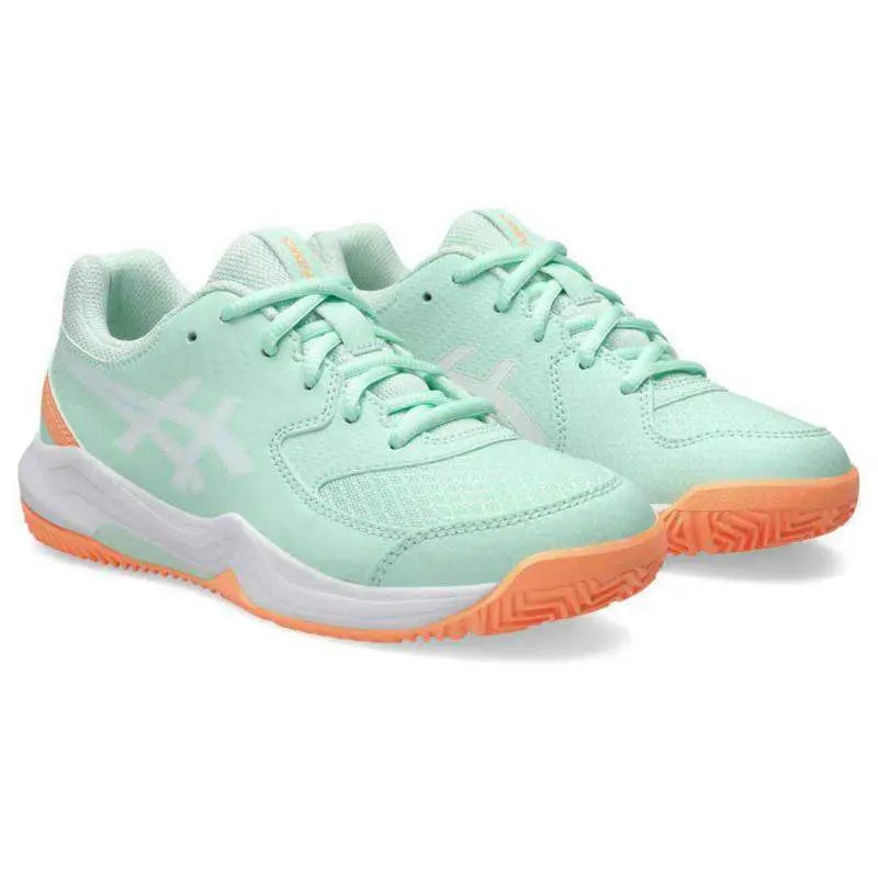 Zapatillas Asics Gel Dedicate 8 Padel GS Menta Blanco Junior Pádel Elite