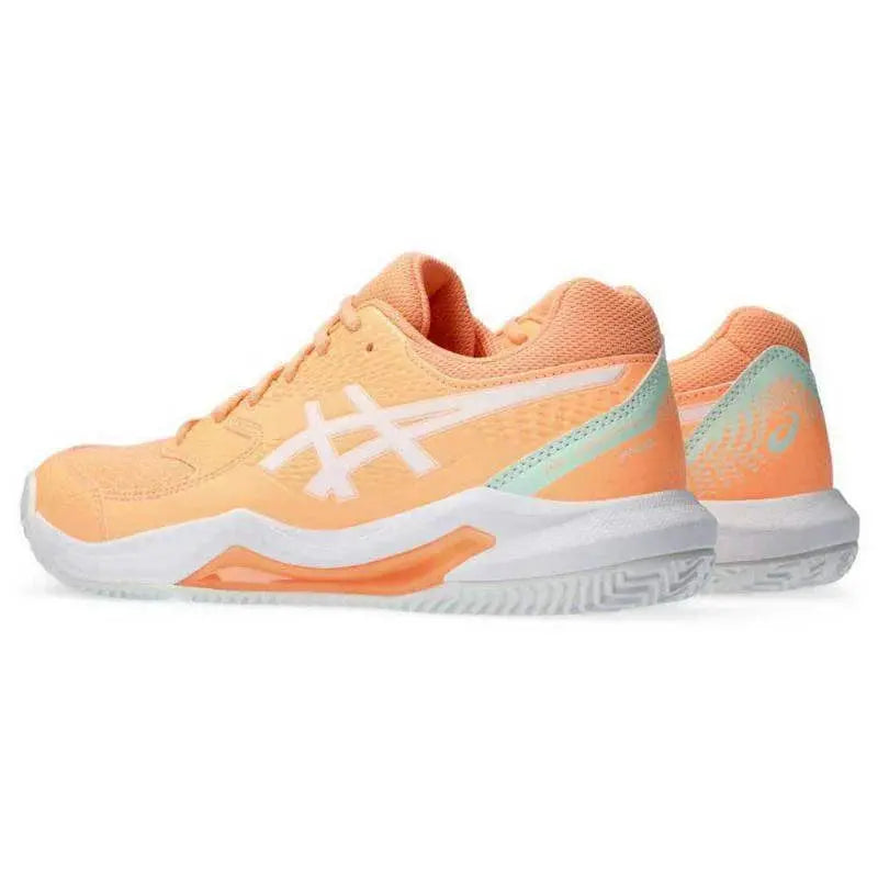 Zapatillas Asics Gel Dedicate 8 Padel Naranja Blanco Mujer Pádel Elite