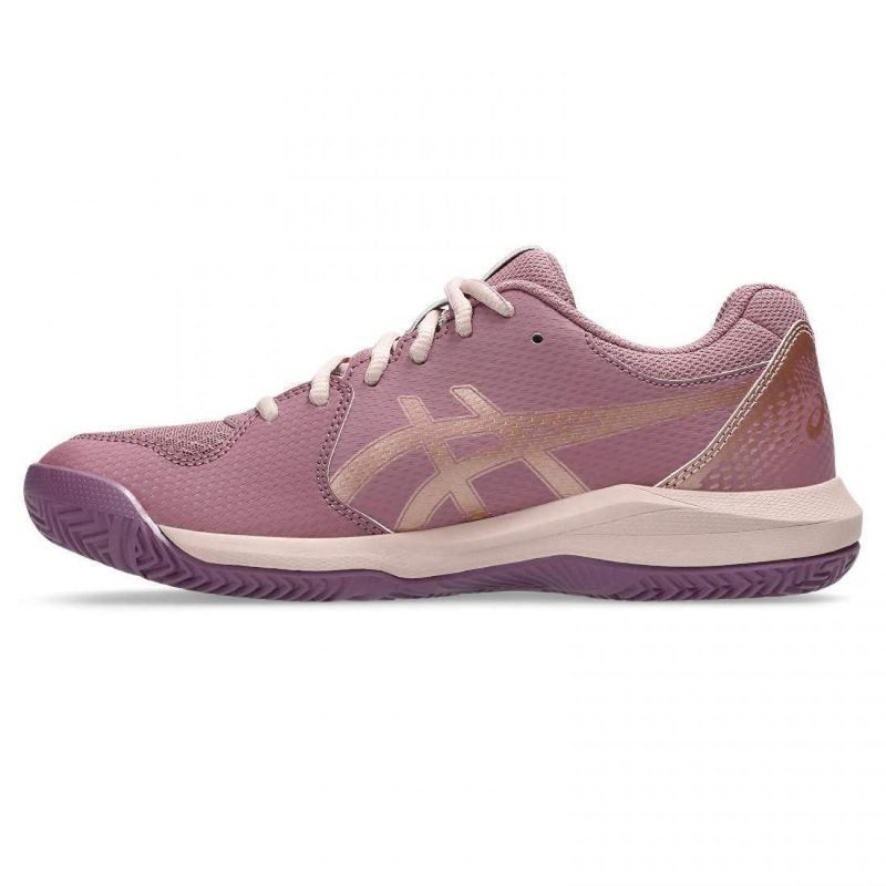 Zapatillas Asics Gel Dedicate 8 Padel Purpura Oxide Blanco Mujer Pádel Élite