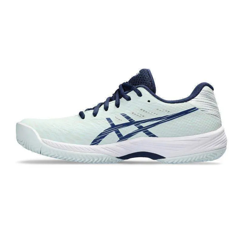 Zapatillas Asics Gel Game 9 Clay Menta Azul Mujer Pádel Elite