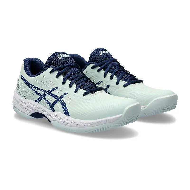 Zapatillas Asics Gel Game 9 Clay Menta Azul Mujer Pádel Elite