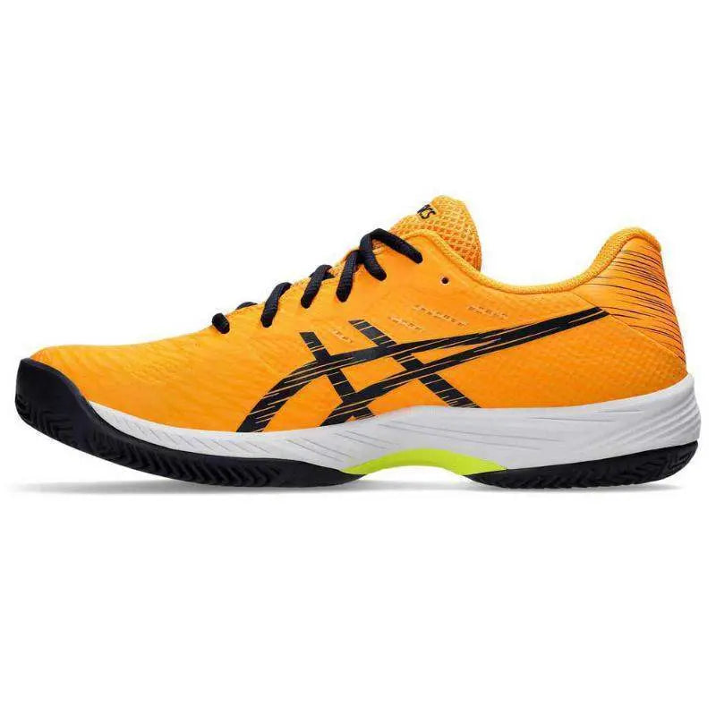 Zapatillas Asics Gel Game 9 Padel Naranja Azul Medianoche Pádel Elite