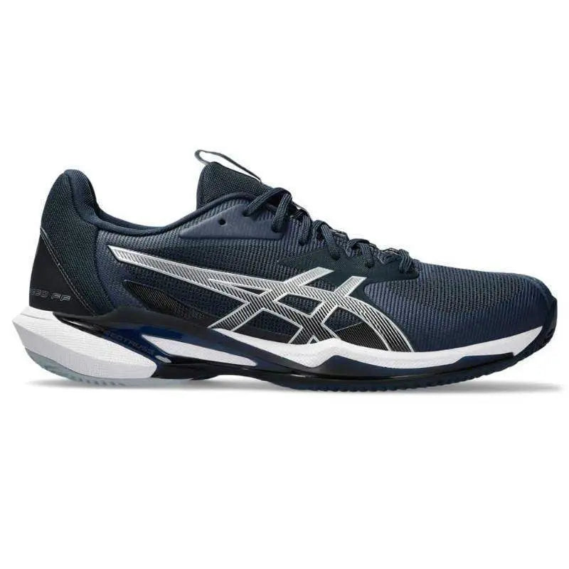 Zapatillas Asics Solution Speed FF 3 Clay Azul Frances Plata Pádel Elite