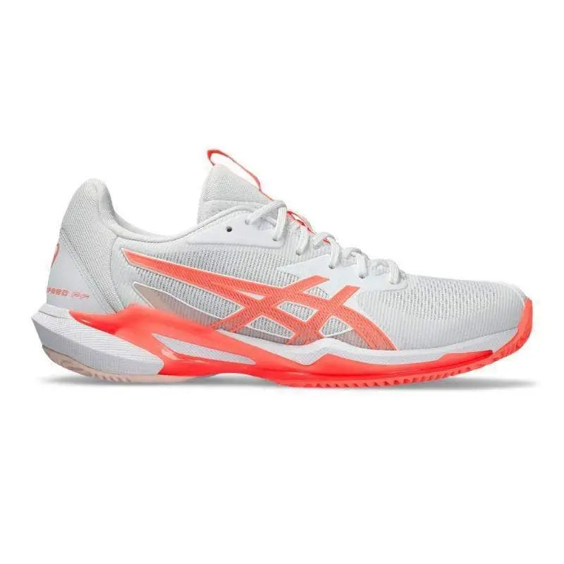 Zapatillas Asics Solution Speed FF 3 Clay Blanco Coral Mujer Pádel Elite