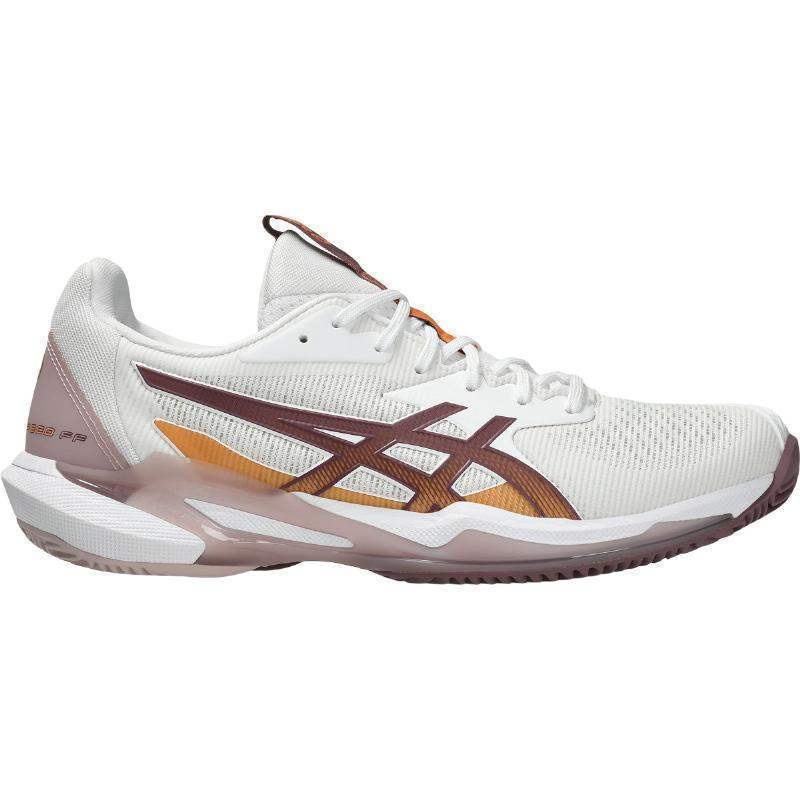 Zapatillas Asics Solution Speed FF 3 Clay Blanco Malva Mujer Pádel Élite