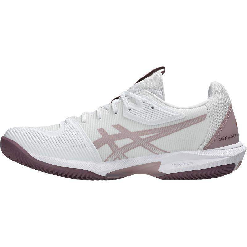 Zapatillas Asics Solution Speed FF 3 Clay Blanco Malva Mujer Pádel Élite