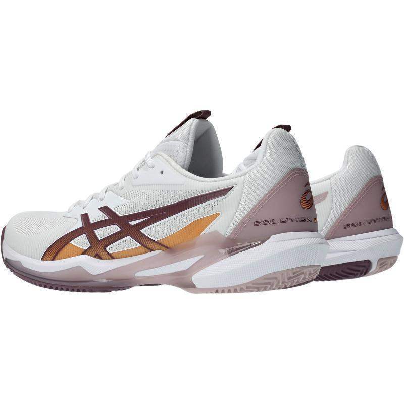 Zapatillas Asics Solution Speed FF 3 Clay Blanco Malva Mujer Pádel Élite