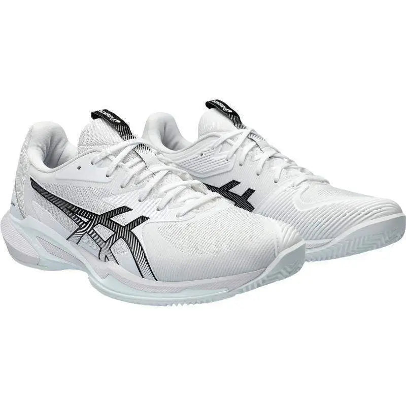 Zapatillas Asics Solution Speed FF 3 Clay Blanco Negro Pádel Elite