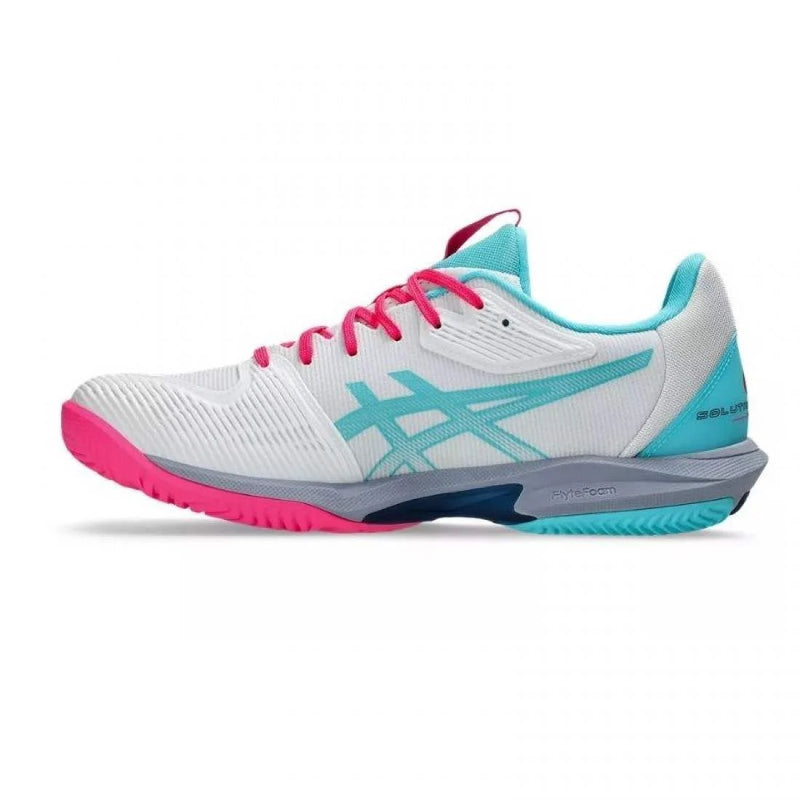 Zapatillas Asics Solution Speed FF 3 Padel Blanco Rosa Pádel Elite