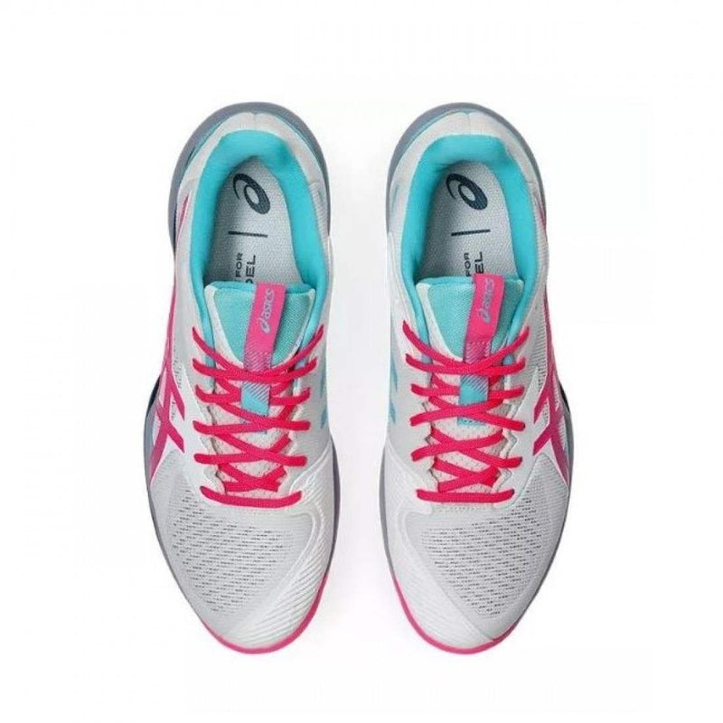 Zapatillas Asics Solution Speed FF 3 Padel Blanco Rosa Pádel Elite