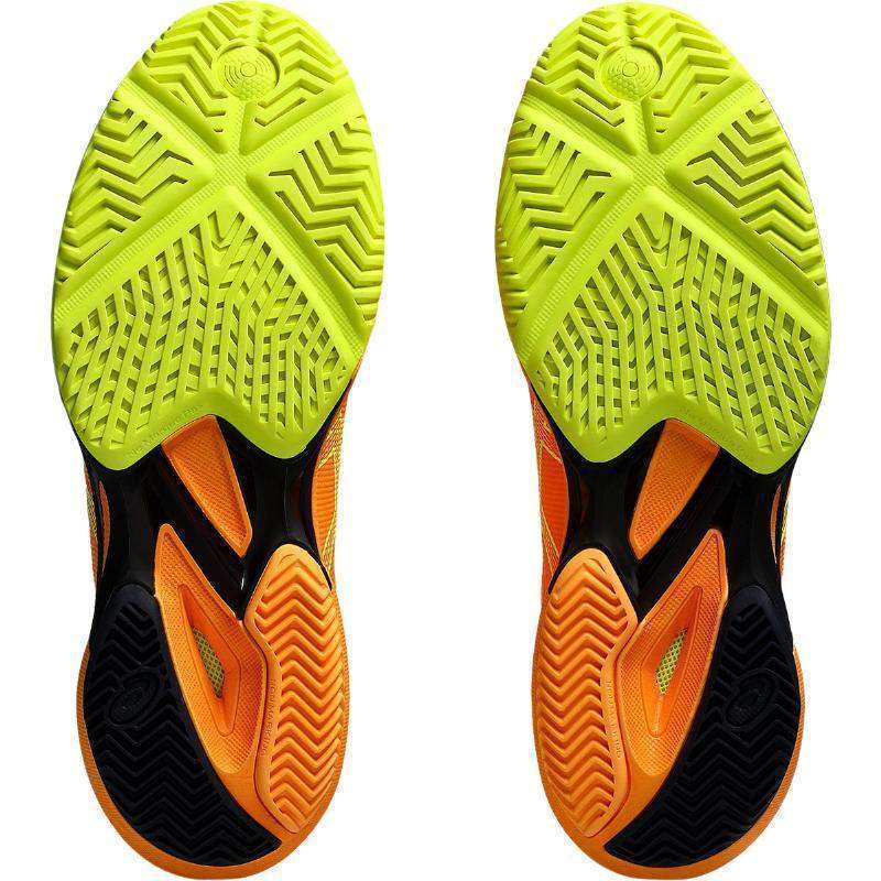 Zapatillas Asics Solution Speed FF 3 Padel Naranja Amarillo Pádel Élite