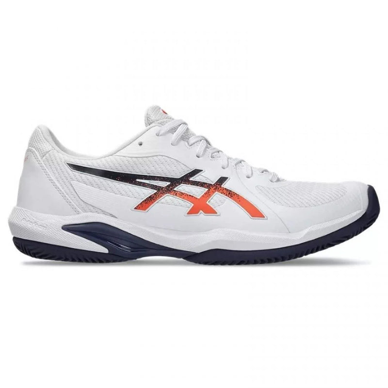 Zapatillas Asics Solution Swift FF 2 Clay Blanco Azul Naranja