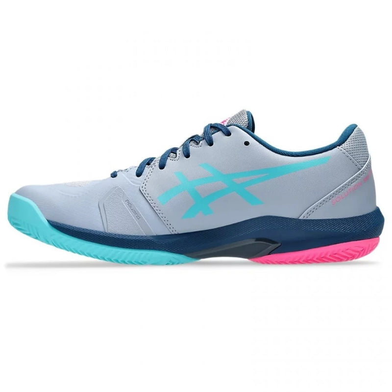 Zapatillas Asics Solution Swift FF 2 Padel Gris Azul Mako Pádel Elite