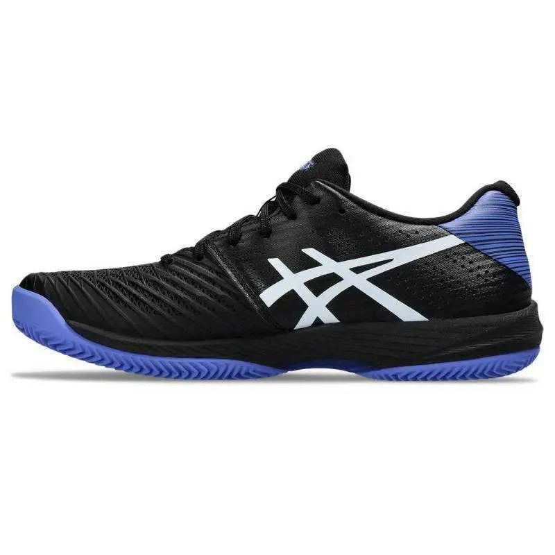 Zapatillas Asics Solution Swift FF Clay Negro Azul Zafiro Pádel Elite