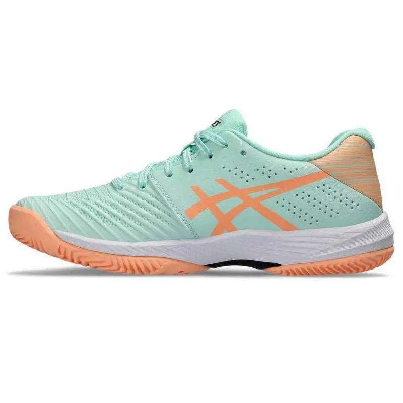 Zapatillas Asics Solution Swift FF Padel Menta Naranja Mujer Pádel Elite