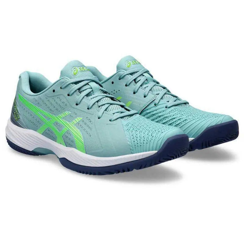 Zapatillas Asics Solution Swift FF Padel Verde Azulado Lima Pádel Elite