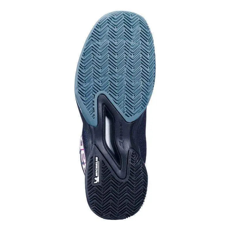 Zapatillas Babolat Jet Premura 2 Negro Azul Atlantico Junior Pádel Elite