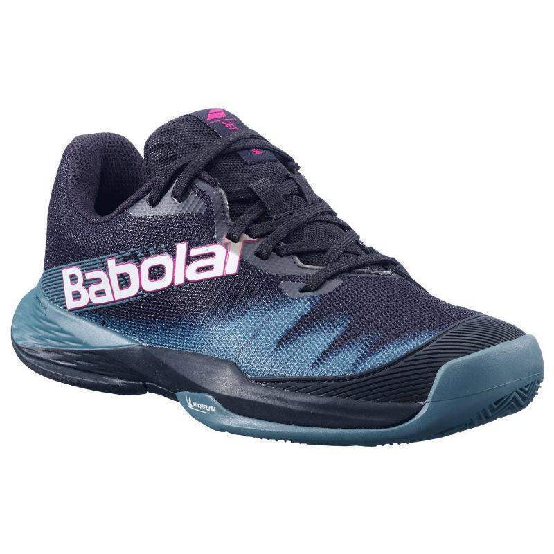 Zapatillas Babolat Jet Premura 2 Negro Azul Atlantico Junior Pádel Elite