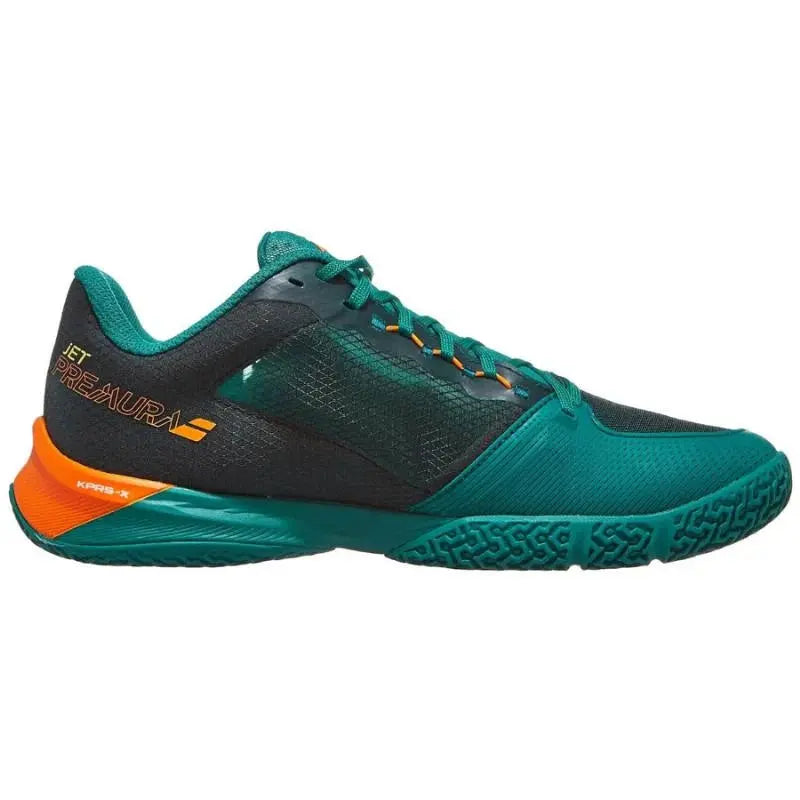 Zapatillas Babolat Jet Premura 2 Verde Lago Albaricoque Pádel Elite