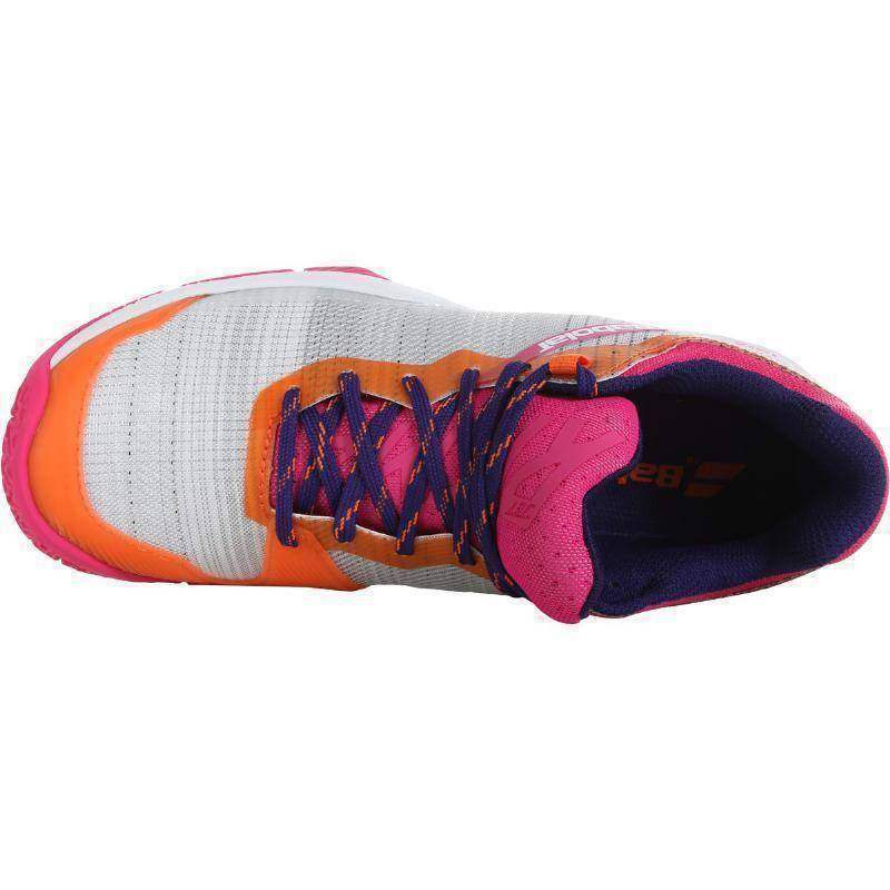 Zapatillas Babolat Jet Ritma Gris Rosa Mujer | Babolat Pádel Elite