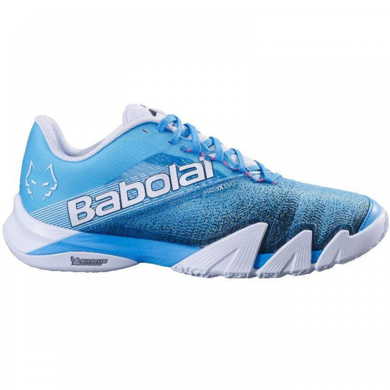 Zapatillas Babolat Juan Lebron Jet Premura 2 Azul Cian Blanco Pádel Elite