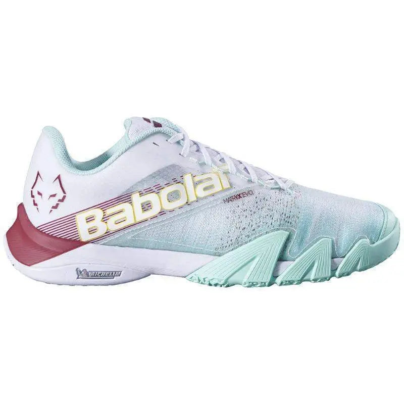 Zapatillas Babolat Juan Lebron Jet Premura 2 Blanco Rojo Pádel Elite