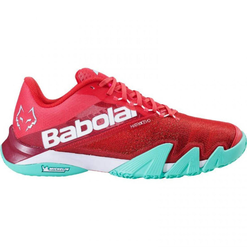 Zapatillas Babolat Juan Lebron Jet Premura 2 Rojo Verde Pádel Elite