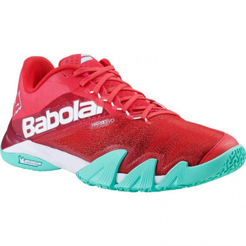 Zapatillas Babolat Juan Lebron Jet Premura 2 Rojo Verde Pádel Elite