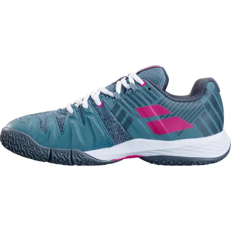 Zapatillas Babolat Sensa Azul Atlantico Blanco Mujer Pádel Elite