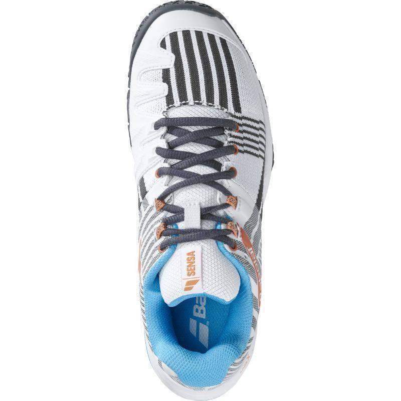 Zapatillas Babolat Sensa Blanco Turquesa Mujer | Babolat Pádel Elite