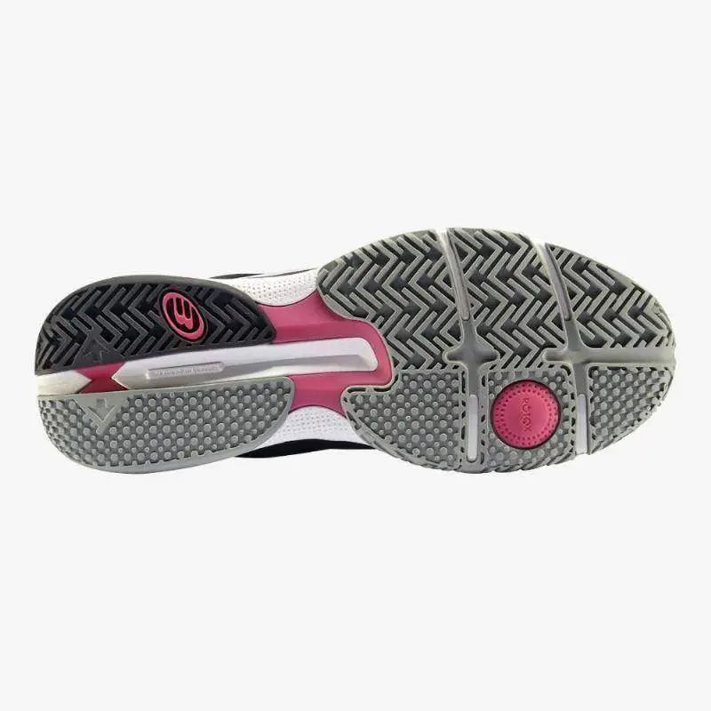 Zapatillas Bullpadel Alejandra Salazar Flow Hybrid Fly 23I Negro Fucsia Pádel Elite