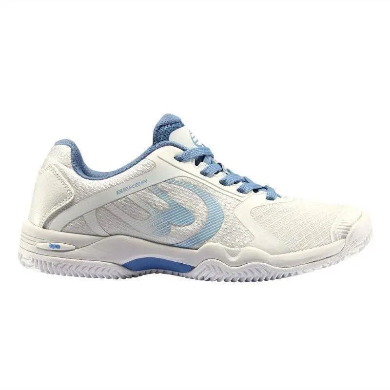 Zapatillas Bullpadel Beker 24V Blanco Azul Oscuro Mujer Pádel Elite