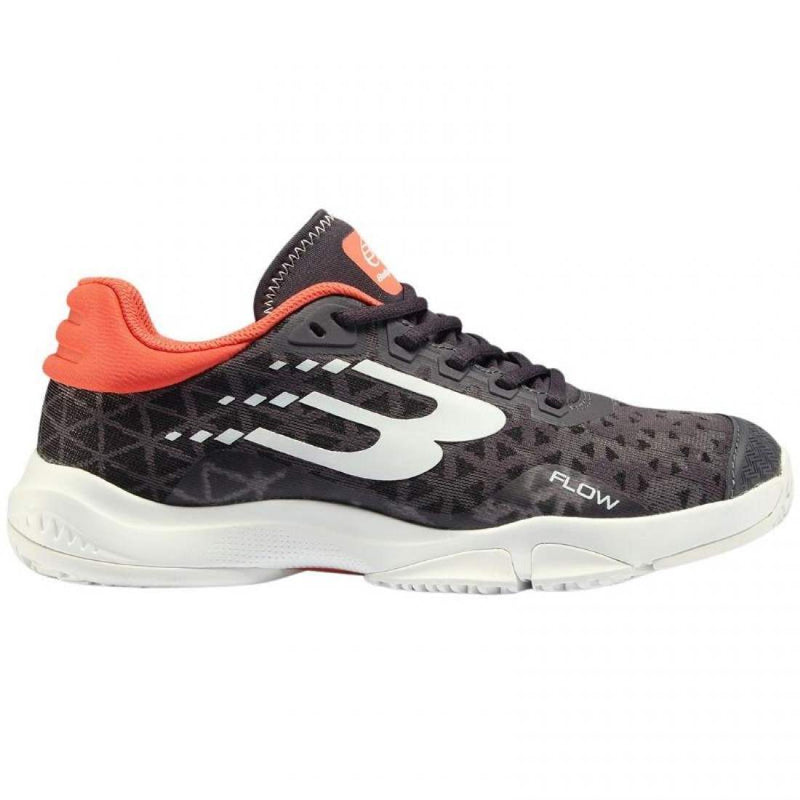 Zapatillas Bullpadel Flow 24I Gris Naranja Mujer Pádel Elite