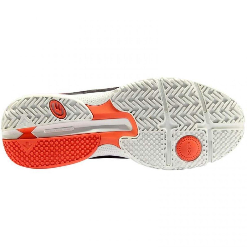 Zapatillas Bullpadel Flow 24I Gris Naranja Mujer Pádel Elite