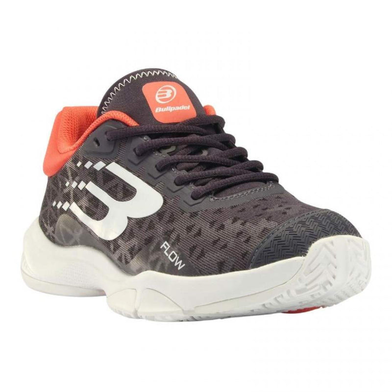 Zapatillas Bullpadel Flow 24I Gris Naranja Mujer Pádel Elite